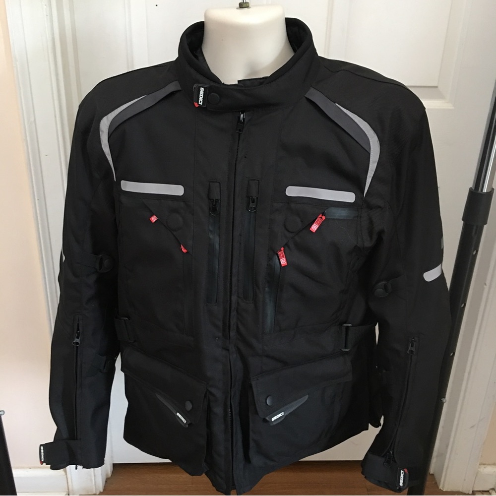 Sedici Avventura  Waterproof Mens  Motorcycle Jacket Sz L